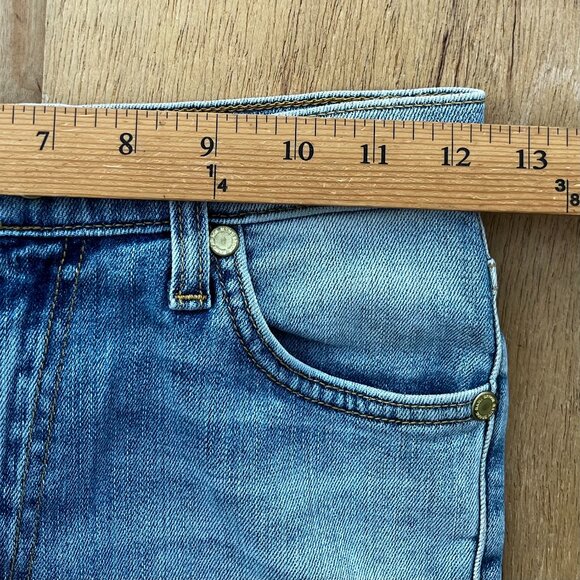 RAMY BROOK MIRANDA HIGH RISE RELAX FIT JEANS WOMEN’S sz 24 Frayed Hem NWT - Picture 9 of 12